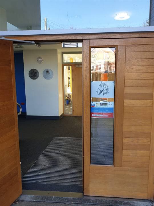 A classroom view from the Southend school venue.